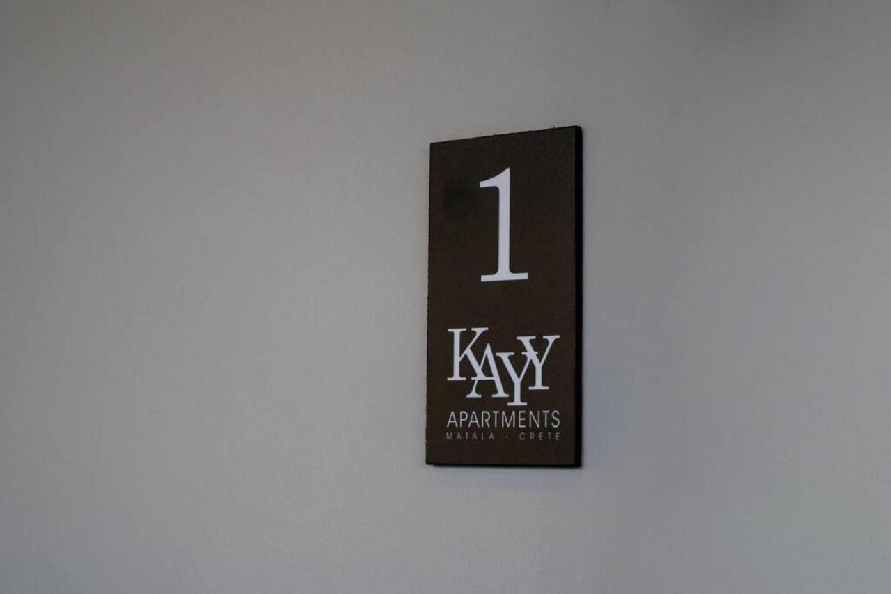 Kayy Apartments 1 In Matala Exterior foto